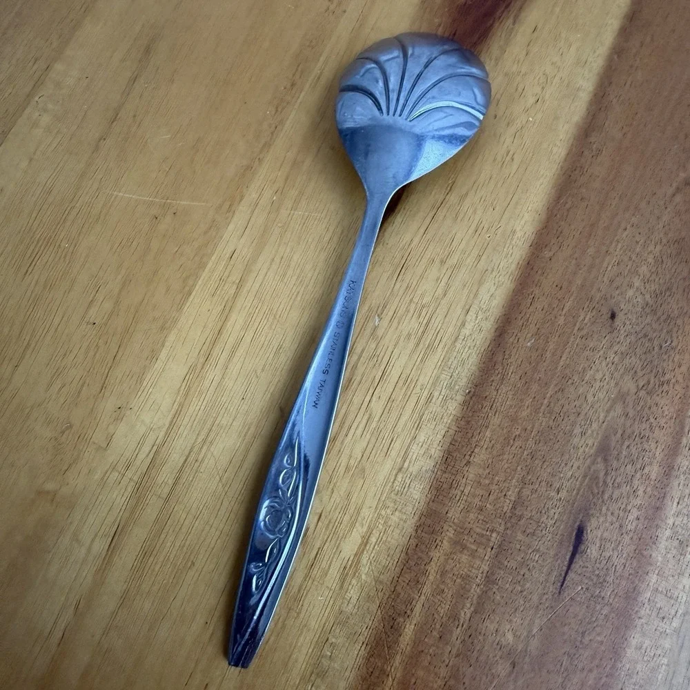 Kaysons Stainless Steel Shell Floral Design Taiwan Replacement‎ Spoon Dining